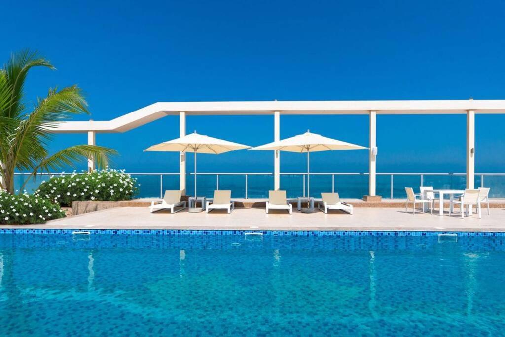 Ocean Whisper Ultra Luxe 1 Bedroom Apartment With A Private Beach - Al Marjan Island Ras Al-Chajma Zewnętrze zdjęcie